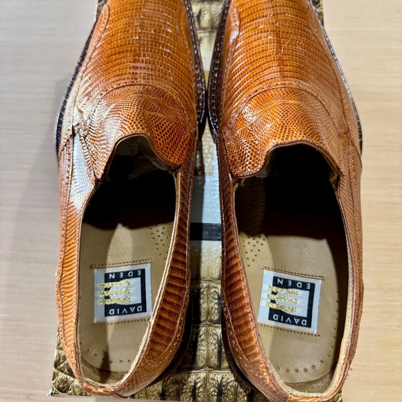 David Eden Teju Lizard slip ons main image 6
